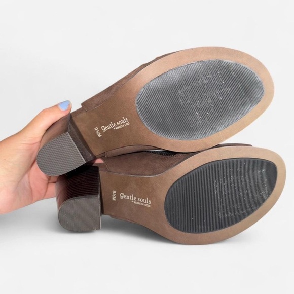 Kenneth Cole Brown Block Heel Shoes - Picture 5 of 6